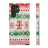 Icelandic Watercolor inspired by Christmas Sweaters - Impact Resistant Phone Case Samsung Galaxy S22 Ultra Glossy